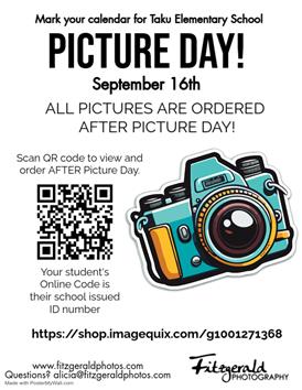  25-26 Picture Day will be on Sep 16th, 2025. Pictures will be ordered after picture day.